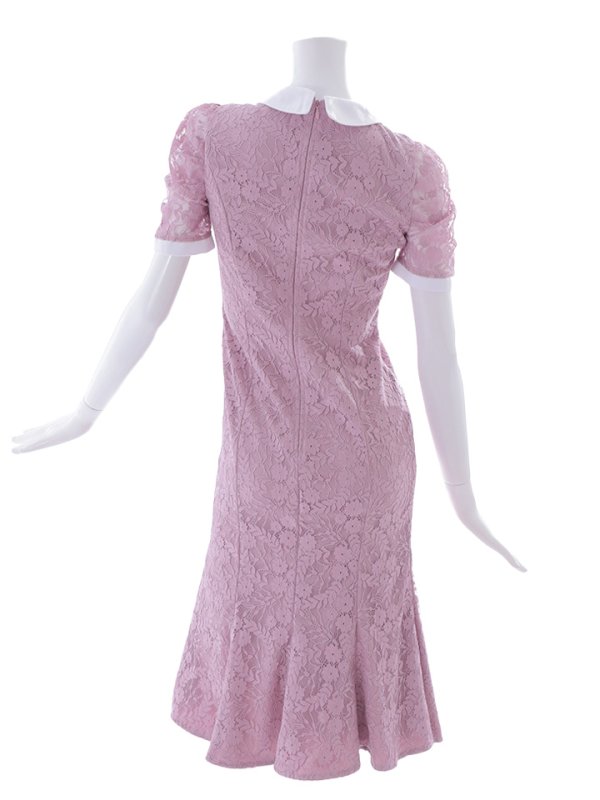 画像20: SALE!総レースマーメイドワンピースドレス/パール/胸元隠し/背中隠し/ミディアムドレス/マーメイド/キャバドレス【S-Lサイズ/2カラー】[HC02-X] 【SB】dzw (20)