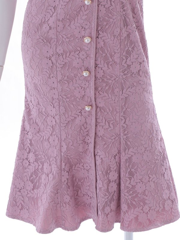 画像22: SALE!総レースマーメイドワンピースドレス/パール/胸元隠し/背中隠し/ミディアムドレス/マーメイド/キャバドレス【S-Lサイズ/2カラー】[HC02-X] 【SB】dzw (22)