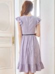 画像7: SALE!【sifeel/シフィール】マーメイドワンピースドレス/フリル/刺繍レース/ベルト/谷間見せ/背中隠し/ミディアムドレス/キャバドレス【S-Lサイズ/2カラー】[OF04]【SB】dzj (7)