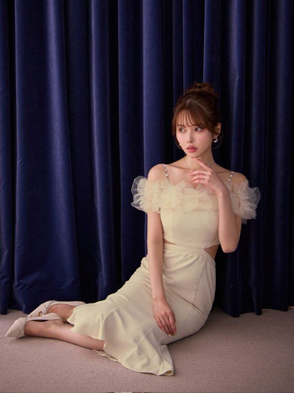 モデル：ゆめ　身長：160cm　着用サイズ：Sサイズ