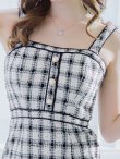 画像21: SALE!チェックツイードツイードキャミソールドレス/タイト/ミニドレス/キャバドレス/ワンピース【S-Lサイズ/1カラー】[HC02-X] 【SB】dzw (21)