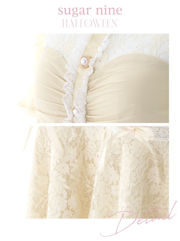 画像26: 【SALE!!】【即日発送】【ハロウィン】 バニーレースワンピースコスプレ 【コスプレ3点セット】【S-Lサイズ/2カラー】[OF01] (26)