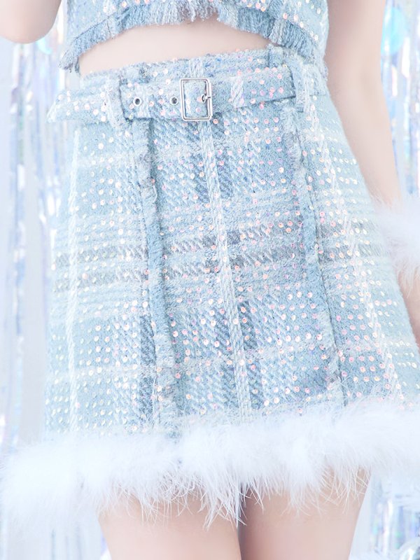 画像27: 【即日発送】【サンタコス4点/5点セット】【XS-Lサイズ】ツイードサンタ[YMT] (27)