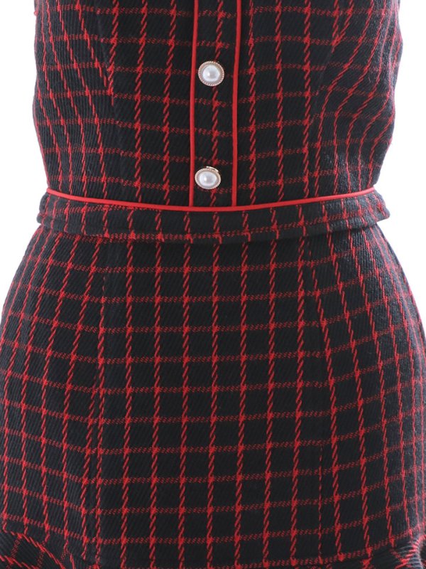 画像22: SALE!格子チェック柄セットアップ/ノースリーブ/マーメイド/キャバドレス/ミニドレス【XS-Mサイズ/1カラー】[HC02] 【SB】dzw (22)