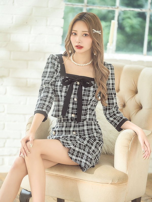 モデル:ぴょな 身長:160cm 着用サイズ:Sサイズ