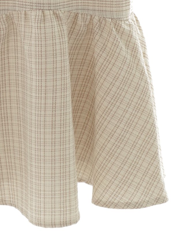 画像16: SALE!【sifeel/シフィール】チェックツイードミディアムワンピースドレス/フロントファスナー/ノースリーブ/ベルト/谷間見せ/マーメイド/キャバドレス/ミディアムドレス【S-Lサイズ/1カラー】[HC02] 【SB】dzw (16)