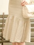 画像6: SALE!【sifeel/シフィール】チェックツイードミディアムワンピースドレス/フロントファスナー/ノースリーブ/ベルト/谷間見せ/マーメイド/キャバドレス/ミディアムドレス【S-Lサイズ/1カラー】[OF04] 【SB】dzw (6)