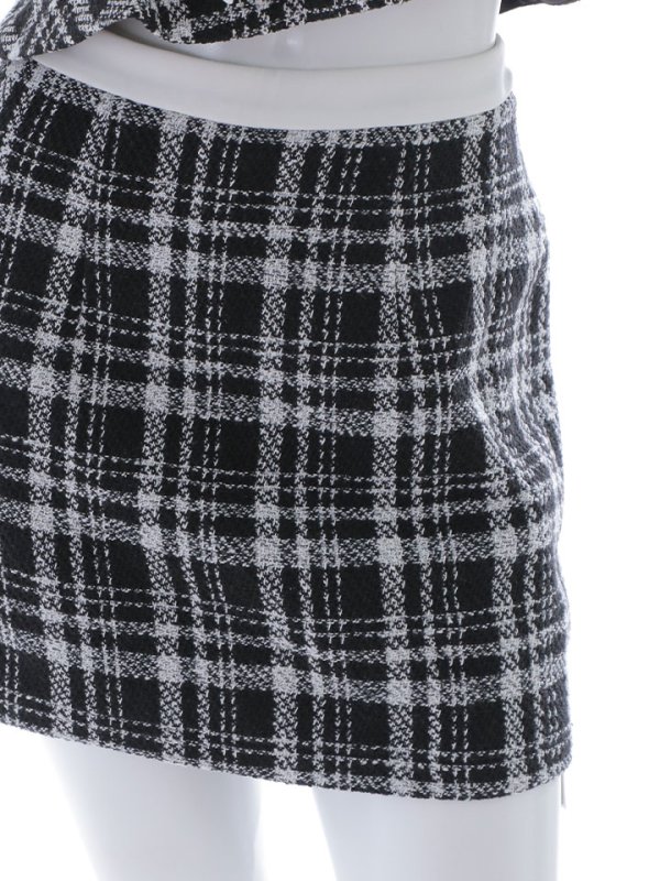 画像16: 【送料無料！】セットアップツイードミニドレス/リボン/Vカット/フリル/チェック柄/ショートスリーブ/谷間見せ/背中隠し/ミニドレス/キャバドレス 【XS-Mサイズ/1カラー】[HC02] 【SB】dzw (16)