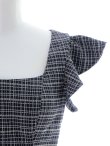 画像19: 【春の大感謝セール】【sifeel/シフィール】ツイードチェック/マーメイド/フリル/ワンピースドレス/ボタン/谷間見せ/背中隠し/ミディアムドレス/キャバドレス【S-Lサイズ/1カラー】[OF04] 【SB】dzc (19)