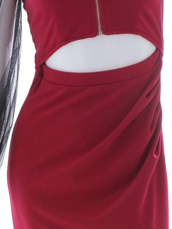 画像19: フロントファスナーロングドレス/長袖/谷間見せ/背中見せ/キャバドレス 【S-Lサイズ/2カラー】[HC02] 【SB】dzw (19)