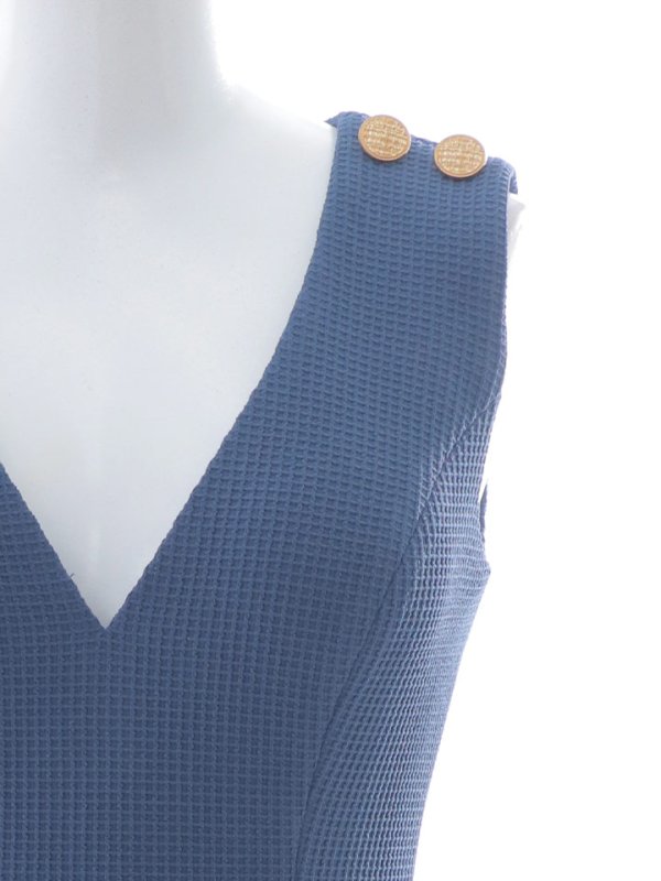 画像16: SALE!ノースリーブプリーツスカートドレス/ジップ/谷間見せ/背中隠し/ローライズ/ローウエスト/ミニドレス【XS-Mサイズ/1カラー】[HC02] 【SB】dzw (16)