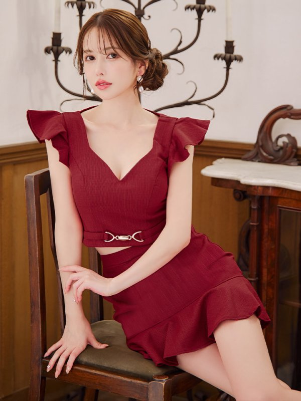 画像10: SALE!チェーンベルトセットアップ/ツイード/ラメ/マイクロミニ/キャバドレス/ミニドレス【XS-Mサイズ/1カラー】[HC02]【SB】dzj (10)