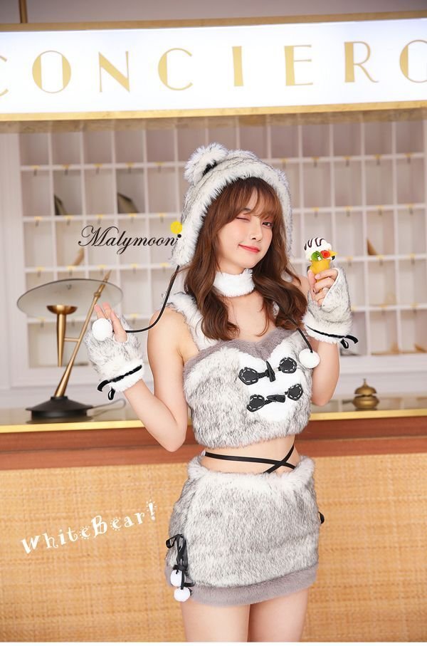 画像3: 【即日発送】ホワイトベアコス《ハロウィンコスプレ6点セット》【Malymoon/マリームーン】[HC02] [8853ML] (3)