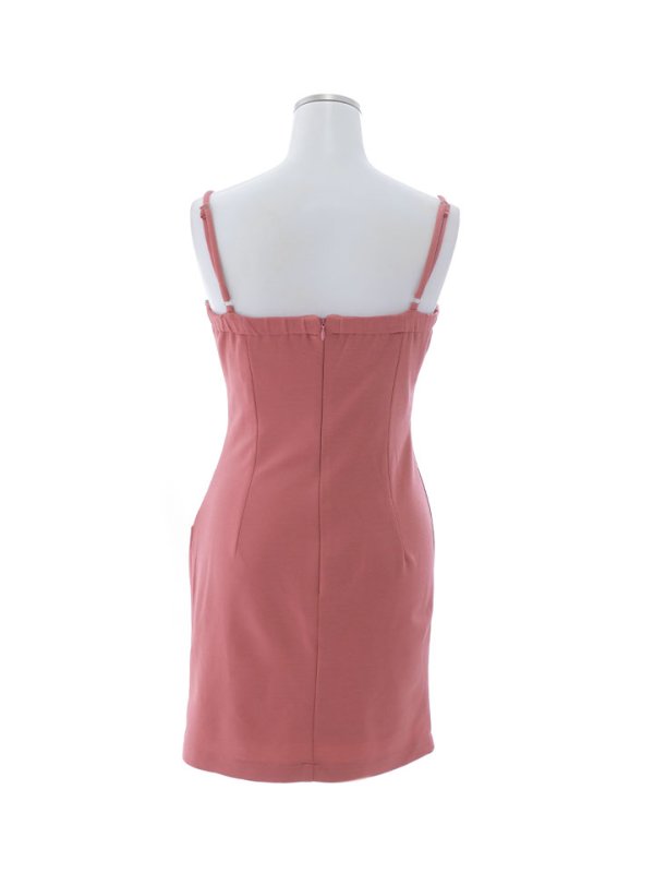 画像13: キャミソールビジュードレス/背中見せ/タイト/タック/ミニドレス/ キャバドレス【XS-Mサイズ/1カラー】[HC02] 【SB】dzj (13)