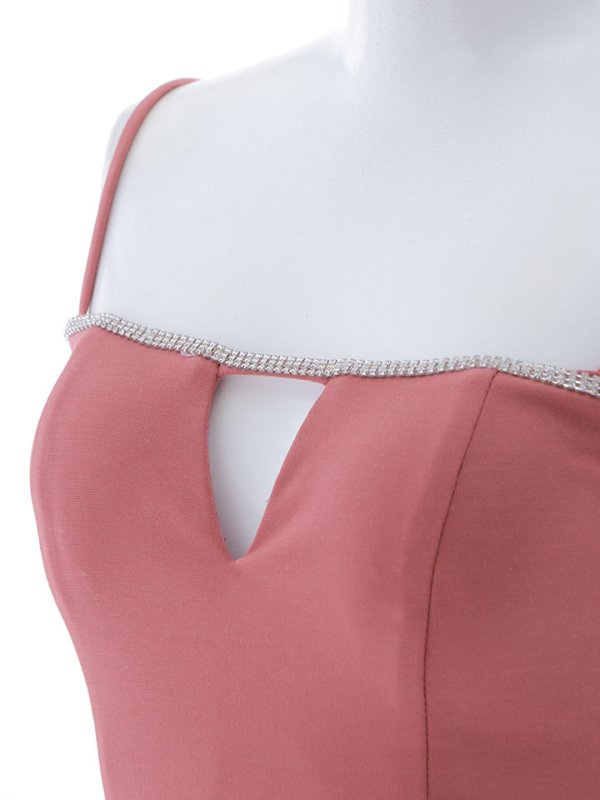 画像14: キャミソールビジュードレス/背中見せ/タイト/タック/ミニドレス/ キャバドレス【XS-Mサイズ/1カラー】[HC02] 【SB】dzj (14)