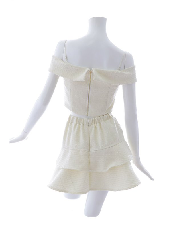 画像14: リボンオフショルマーメイドセットアップミニドレス/キャバドレス【XS-Lサイズ/1カラー】[HC02] 【SB】dzw (14)