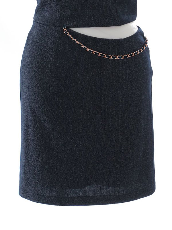 画像29: ウエストカットキャミソールドレス/チェーン/谷間見せ/背中見せ/透け感/ミニドレス/キャバドレス【XS-Lサイズ/3カラー】[HC02-X] 【SB】dzj (29)