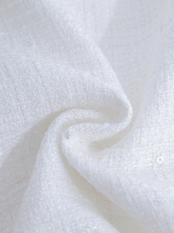 画像17: 新サイズ登場!チェーンツイードドレス/胸元隠し/背中隠し/Aライン/スパンコール/ミニドレス/キャバドレス/ワンピース【XS-Lサイズ/1カラー】[HC02] (17)