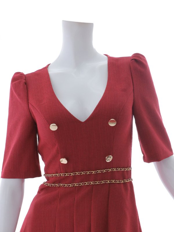 画像36: 新色登場！ツイードプリーツスカートミニドレス/キャバドレス【XS-XLサイズ/4カラー】[HC02] 【SB】dzws (36)