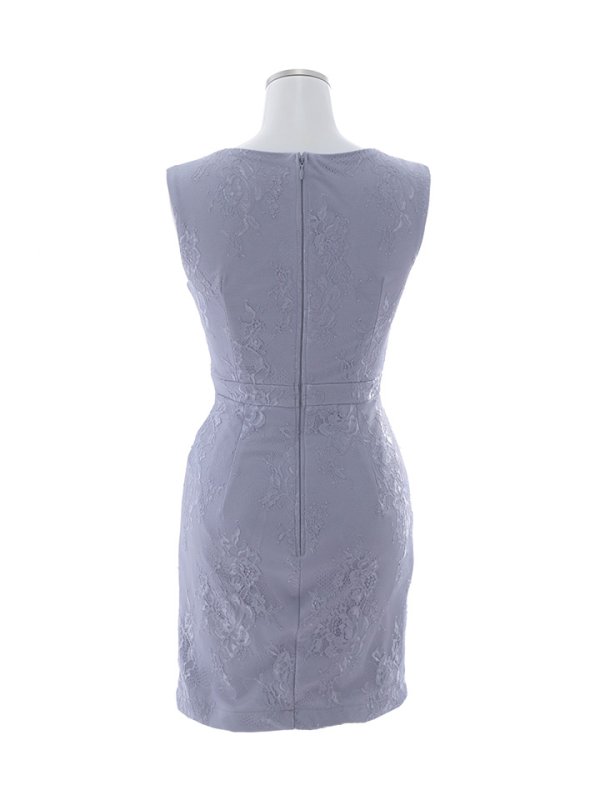 画像18: 刺繍レースタイトドレス/ノースリーブ/ビジュー/ノースリーブ/ストレッチ/谷間見せ/背中見せ/背中隠し/ミニドレス/キャバドレス【S-Lサイズ/2カラー】[OF01A] 【SB】dzc (18)