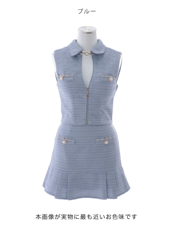 画像25: 【送料無料】マーメイドツイードパールボタンドレス/キャバドレス【XS-Lサイズ/4カラー】[OF01A]【SB】dzw【一部予約商品/11月上旬発送予定】 (25)