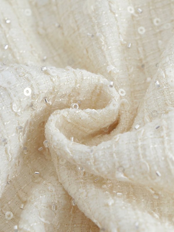 画像17: 【sifeel/シフィール】【送料無料！】ツイードスパンコールマーメイドワンピース/キャバドレス【S-Lサイズ/1カラー】[OF01A] 【SB】dzwv (17)