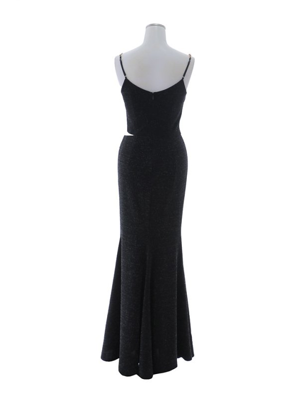 画像32: 送料無料！再入荷!グリッターラメキャミロングドレス/キャミ/チェーン/スリット/谷間見せ/ロングドレス/ キャバドレス【XS-XLサイズ/4カラー】[OF01A] 【SB】dzj【一部予約商品/11月上旬発送予定】 (32)