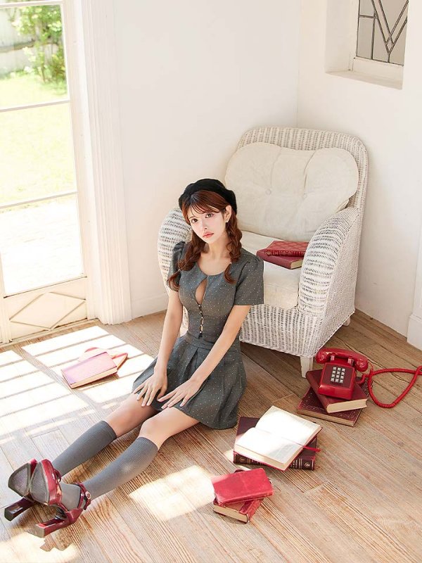 モデル：まりん　身長：163cm　着用サイズ：Sサイズ