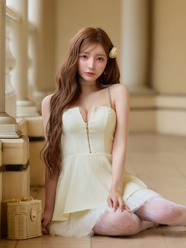 モデル：まみ　身長：161cm　着用サイズ：Sサイズ