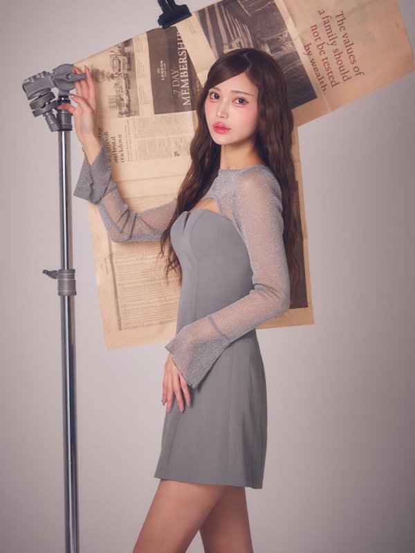 モデル：るりぴ　身長：165cm　着用サイズ：Sサイズ