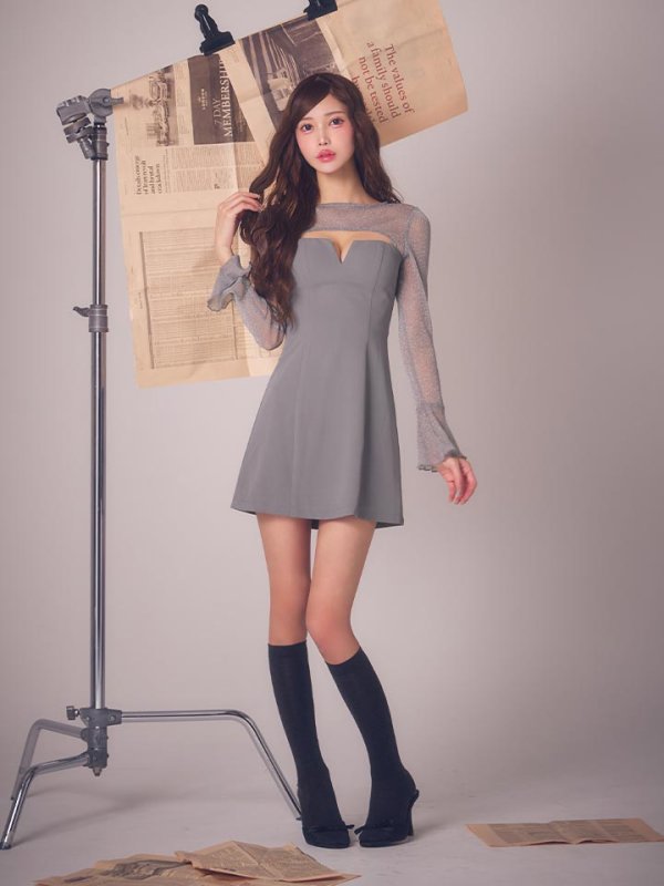 モデル：るりぴ　身長：165cm　着用サイズ：Sサイズ