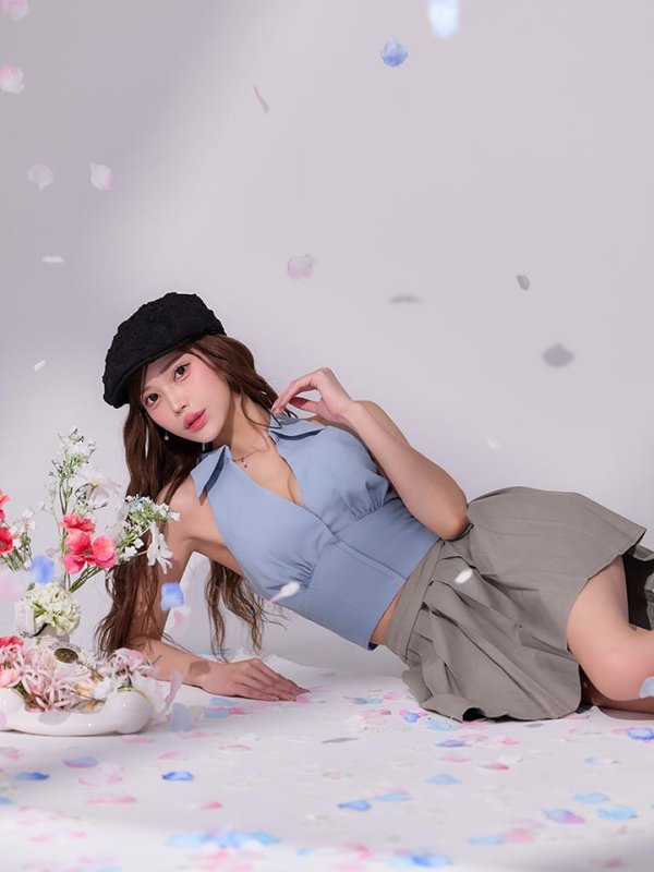 モデル：るりぴ　身長：165cm　着用サイズ：Sサイズ