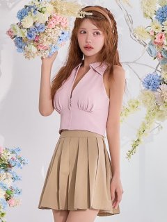 ビジューリボンブローチスパンコールドレス/キャバドレス