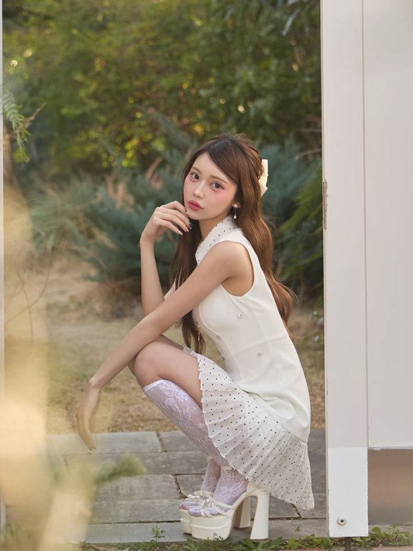 モデル：るりぴ　身長：165cm　着用サイズ：Sサイズ