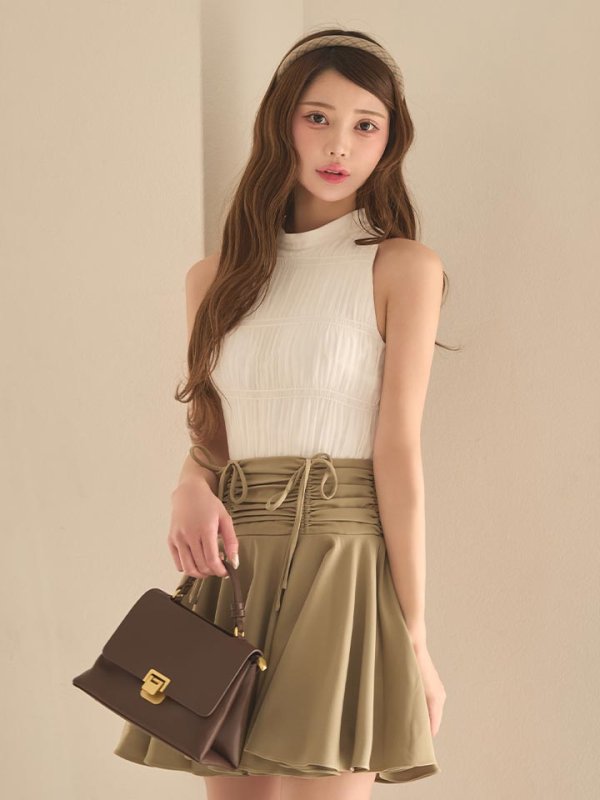 モデル：るりぴ　身長：165cm　着用サイズ：Sサイズ