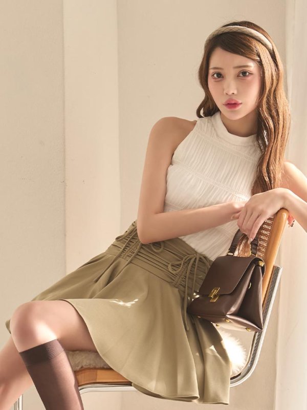 モデル：るりぴ　身長：165cm　着用サイズ：Sサイズ