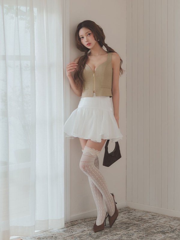 モデル：るりぴ　身長：165cm　着用サイズ：Sサイズ