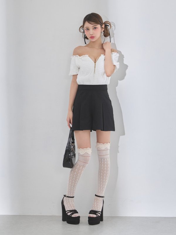 モデル：るりぴ　身長：165cm　着用サイズ：Sサイズ