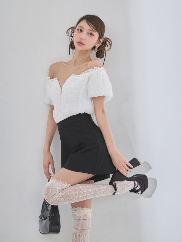 モデル：るりぴ　身長：165cm　着用サイズ：Sサイズ