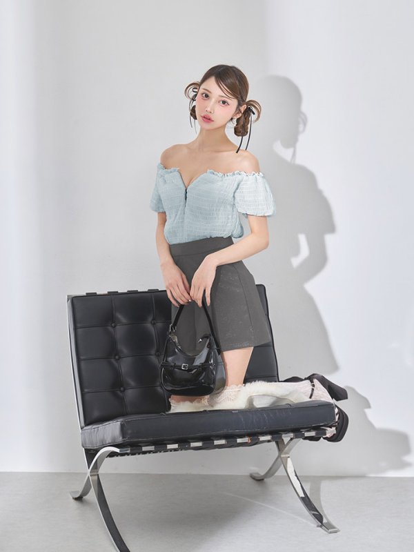 モデル：るりぴ　身長：165cm　着用サイズ：Sサイズ