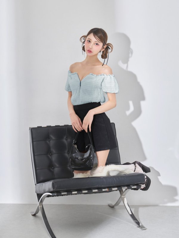 モデル：るりぴ　身長：165cm　着用サイズ：Sサイズ