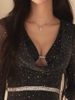 ブラック　モデル：ゆりお　身長：165cm　着用サイズ：Sサイズ