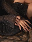 ブラック　モデル：ゆりお　身長：165cm　着用サイズ：Sサイズ
