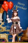 画像3: 【即日発送】【クリスマスコスプレ4点セット】【Malymoon/マリームーン】Cuteなクリスマストナカイコスプレ【フリーサイズ/1カラー】[YMT] (3)