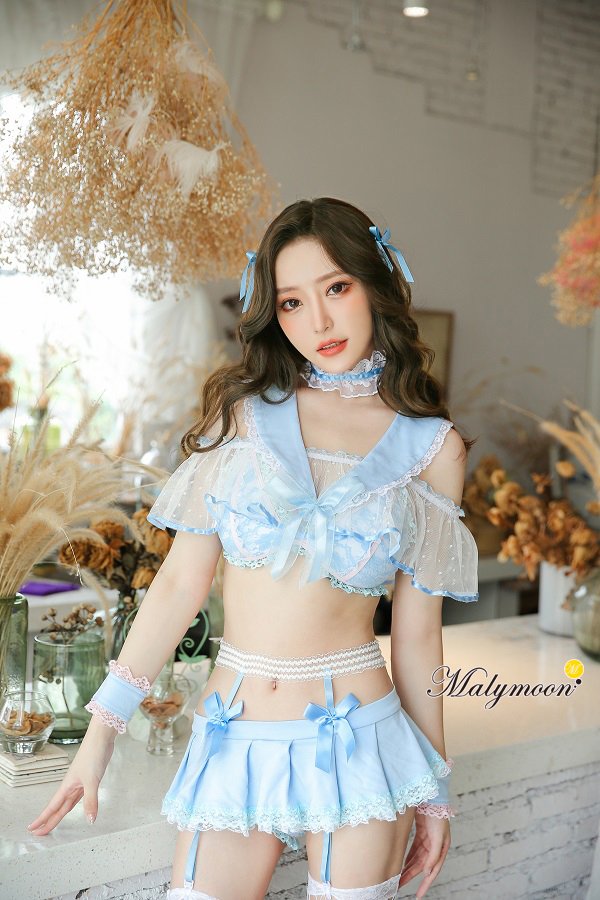 画像11: 【即日発送】【マリームーン】セクシーセーラー服【ハロウィンコスプレ8点セット】【Fサイズ/1カラー】[HC02] (11)