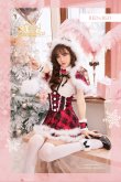画像12: 【即日発送】【クリスマスコスプレ7点セット】【Malymoon/マリームーン】レースアップ猫耳チェックサンタ【フリーサイズ/1カラー】[OF03] (12)