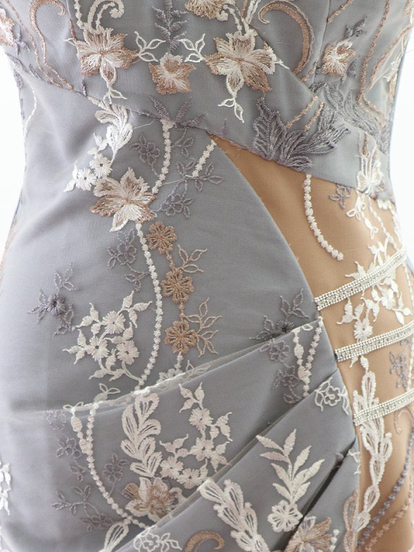 画像28: フラワー刺繍フェイクレースドレス/透け/フリル/ビジュー/谷間見せ/キャバドレス/ミニドレス【XS-XLサイズ/3カラー】[HC02-X]【YN】 (28)