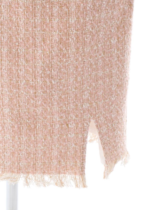 画像43: SALE!ノースリーブツイードドレス/スリット/胸元隠し/背中隠し/ミニドレス/キャバドレス/ワンピース【S-Lサイズ/9カラー】[OF03] 【YN】 (43)