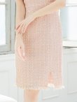 画像13: SALE!ノースリーブツイードドレス/スリット/胸元隠し/背中隠し/ミニドレス/キャバドレス/ワンピース【S-Lサイズ/9カラー】[OF03] 【YN】 (13)
