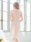 画像14: SALE!ノースリーブツイードドレス/スリット/胸元隠し/背中隠し/ミニドレス/キャバドレス/ワンピース【S-Lサイズ/9カラー】[OF03] 【YN】 (14)